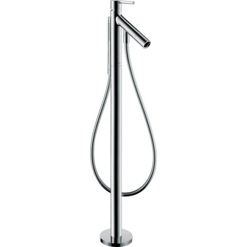 Single lever bath mixer floor-standing with lever handle