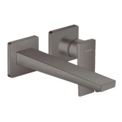 Metropol Single lever basin mixer for concealed installation wall-mounted with lever handle and spout 22,5 cm