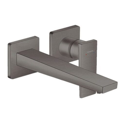 Metropol Single lever basin mixer for concealed installation wall-mounted with lever handle and spout 22,5 cm