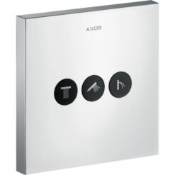 Valve for concealed installation square for 3 functions