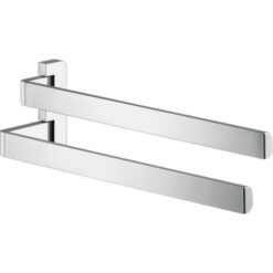 Towel holder twin-handle