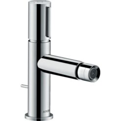Bidet mixer Select with pop-up waste set