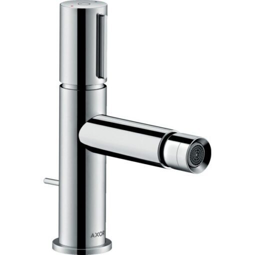 Bidet mixer Select with pop-up waste set