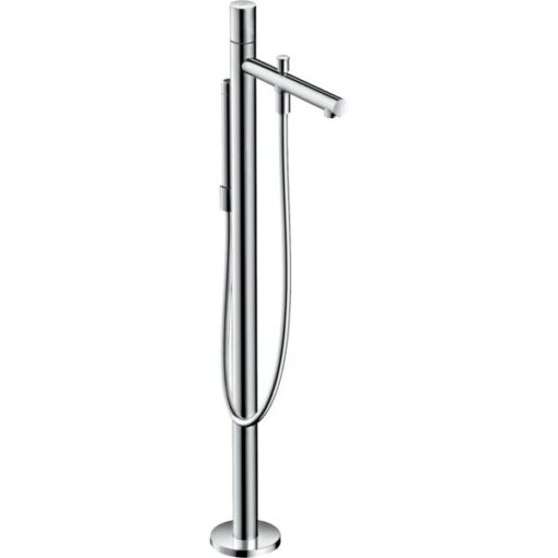 Single lever bath mixer floor-standing with zero handle