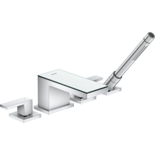 4-hole rim mounted bath mixer